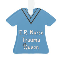 ER Nurse Scrubs Ornament