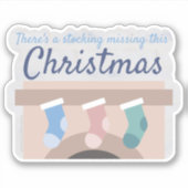 Er ontbreekt een voorraad deze kerst. sticker (Voorkant)