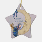 Ęr ornement de lune des vacances du bébé (Gauche)