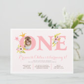 ęr Princesse Party Invitation de photo (Debout devant)