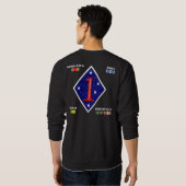 ęr Sweatshirt de division de la Marine (Dos entier)