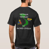 ęr T-shirt blindé de division Vietnam (Dos)