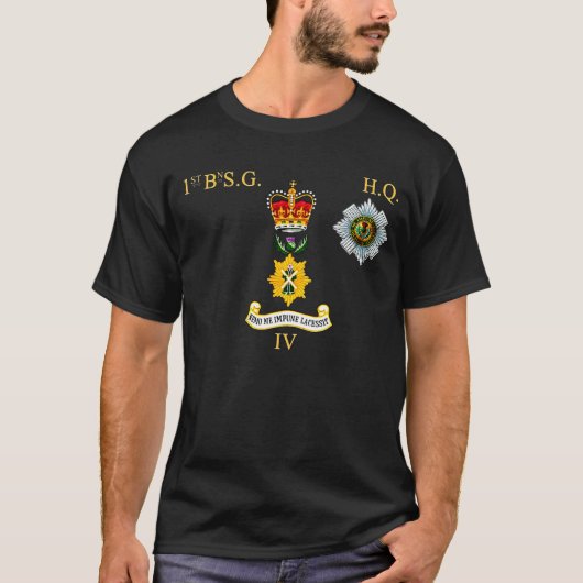 ęr T-shirt de Scots Guards Headquarter Company de (Devant)