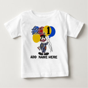Ęr T-shirt personnalisé d'anniversaire de clown