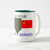 ęr TASSE de GUERRE FROIDE de DIVISION d'INFANTERIE (Devant droit)