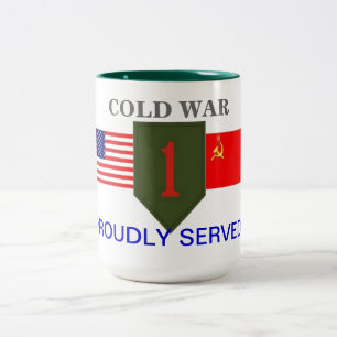 ęr TASSE de GUERRE FROIDE de DIVISION d'INFANTERIE