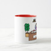 ęr Tasse de professeur de catégorie - nom fait sur (Centre)