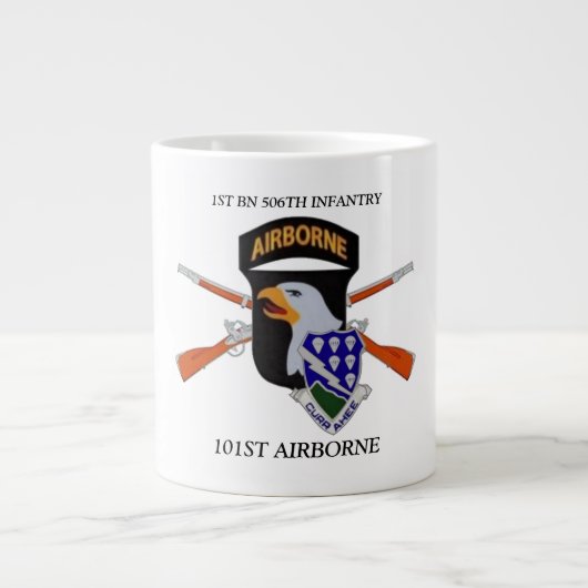 ęr TASSE ENORME AÉROPORTÉE de 506TH INFANTERIE de (Devant)