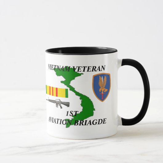 ęr Tasses de café de vétéran du Vietnam de brigade (Droite)