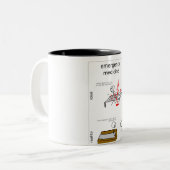 ER TWEEKLEURIGE KOFFIEMOK (Voorkant links)