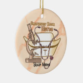 ER verpleegster Keramisch Ornament (Rechts)