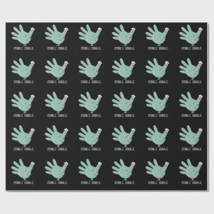 ER Verpleegster Turkije Gobble Squad ER Verpleegku Cadeaupapier