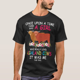 Er was een meisje dat echt hield van Highland Koei T-shirt