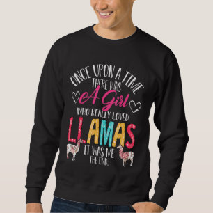 Er Was Een Meisje Dat Echt Van Llama's Knuffel Lla Trui