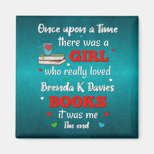 Er was een meisje dat van Brenda K Davies-boeken h Magneet