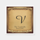 Er was eens een bruiloft servet (Voorkant)