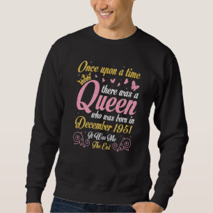 Er was eens een koningin die in december werd gebo trui
