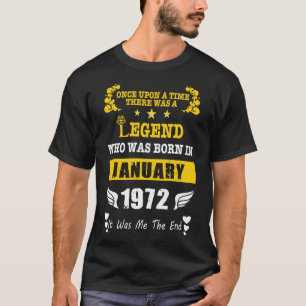 Er was eens een legende die geboren werd t-shirt
