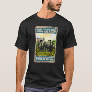 Er was eens een Man Koe die zwart was T-shirt