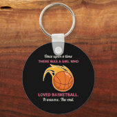 Er was eens een meisje dat van Bysket hield Sleutelhanger (Voorkant)