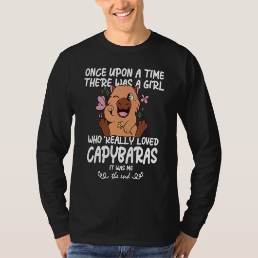 Er was eens een meisje dat van Capyba hield. T-shirt (Voorkant)