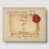 Er was eens een middeleeuws verouderde scroll wax gastenboek (Voorkant)