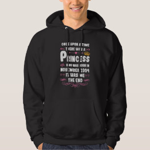 Er was eens een prinses 19 november hoodie
