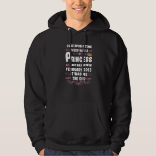 Er was eens een prinses februari 201 hoodie