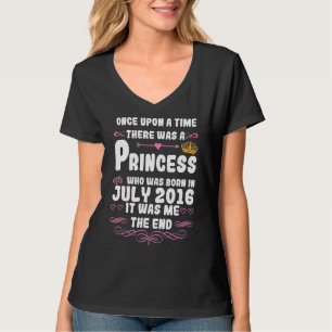 Er was eens een prinses juli 2016 BI T-shirt