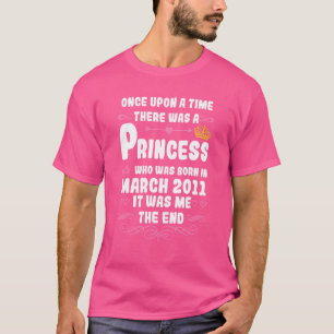 Er Was Eens Een Prinses Maart 2011 B T-shirt