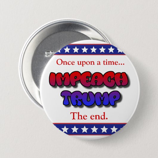 Er was eens... Impeach Trump Button (Voorkant /achterkant)