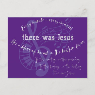Er was Jezus Christelijk Briefkaart