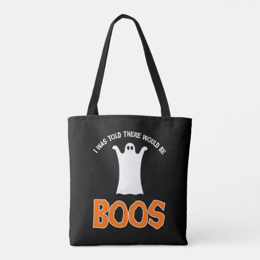 Er werd me verteld dat er boeken zouden zijn draagtas (Achterkant)