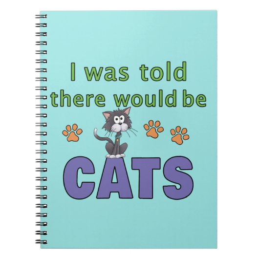 Er werd me verteld dat er CATS zou zijn Notitieboek (Voorkant)