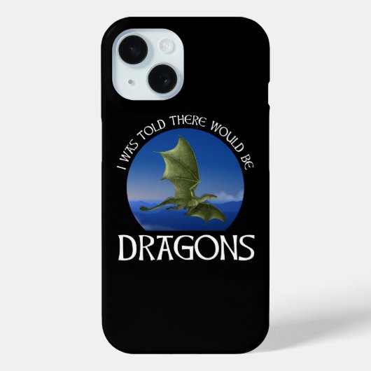 Er werd me verteld dat er draken zouden zijn Case-Mate iPhone case (Achterkant)