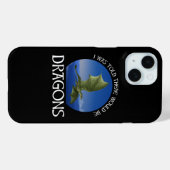 Er werd me verteld dat er draken zouden zijn Case-Mate iPhone case (Achterkant (horizontaal))