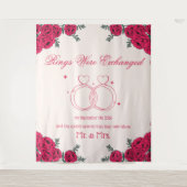 Er werden ringen uitgewisseld wandkleed (Voorkant)