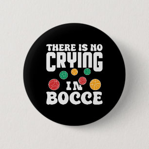 Er Wordt Niet Gehuild Bij Bocce Italiaans Grasbowl Ronde Button 5,7 Cm