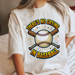 Er Wordt Niet Gehuild Bij Honkbal Quote Tri-Blend Shirt