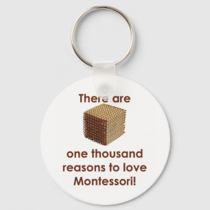 Er zijn 1000 redenen voor Love Montessori Sleutelhanger
