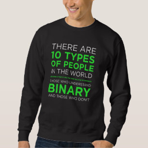 Er zijn 10 soorten mensen binaire code programma trui