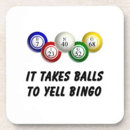 Er zijn ballen nodig om bingo te schreeuwen bier onderzetter