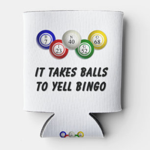 Er zijn ballen nodig om bingo te schreeuwen blikjeskoeler