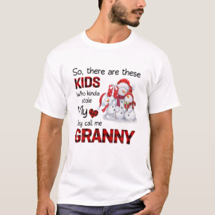 Er zijn die Kinderen die ze me Granny Snowman noem T-shirt