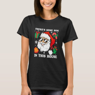 Er zijn een aantal gasten in dit huis kerst grappi t-shirt
