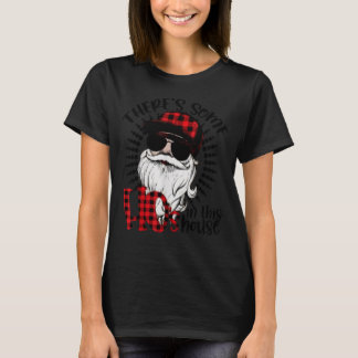 Er zijn een paar Hos in dit Huis kerstman. T-shirt