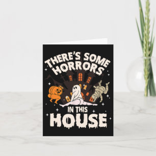 Er zijn enkele verschrikkingen in dit huis Ghost H Kaart