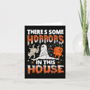 Er zijn enkele verschrikkingen in dit huis Ghost P Kaart