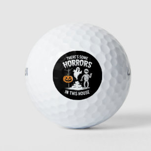 Er zijn enkele verschrikkingen in dit huis Grappig Golfballen