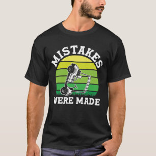 Er zijn fouten gemaakt - Funny Golf Cart T-shirt
